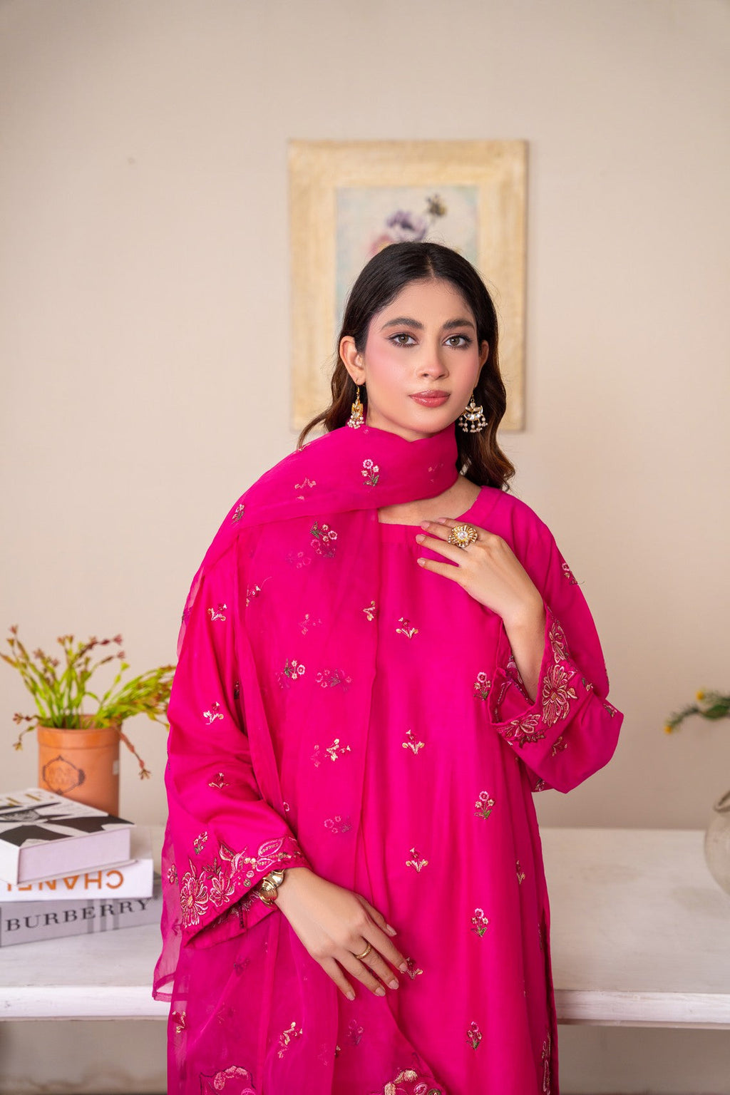 Pink Rose 3pc