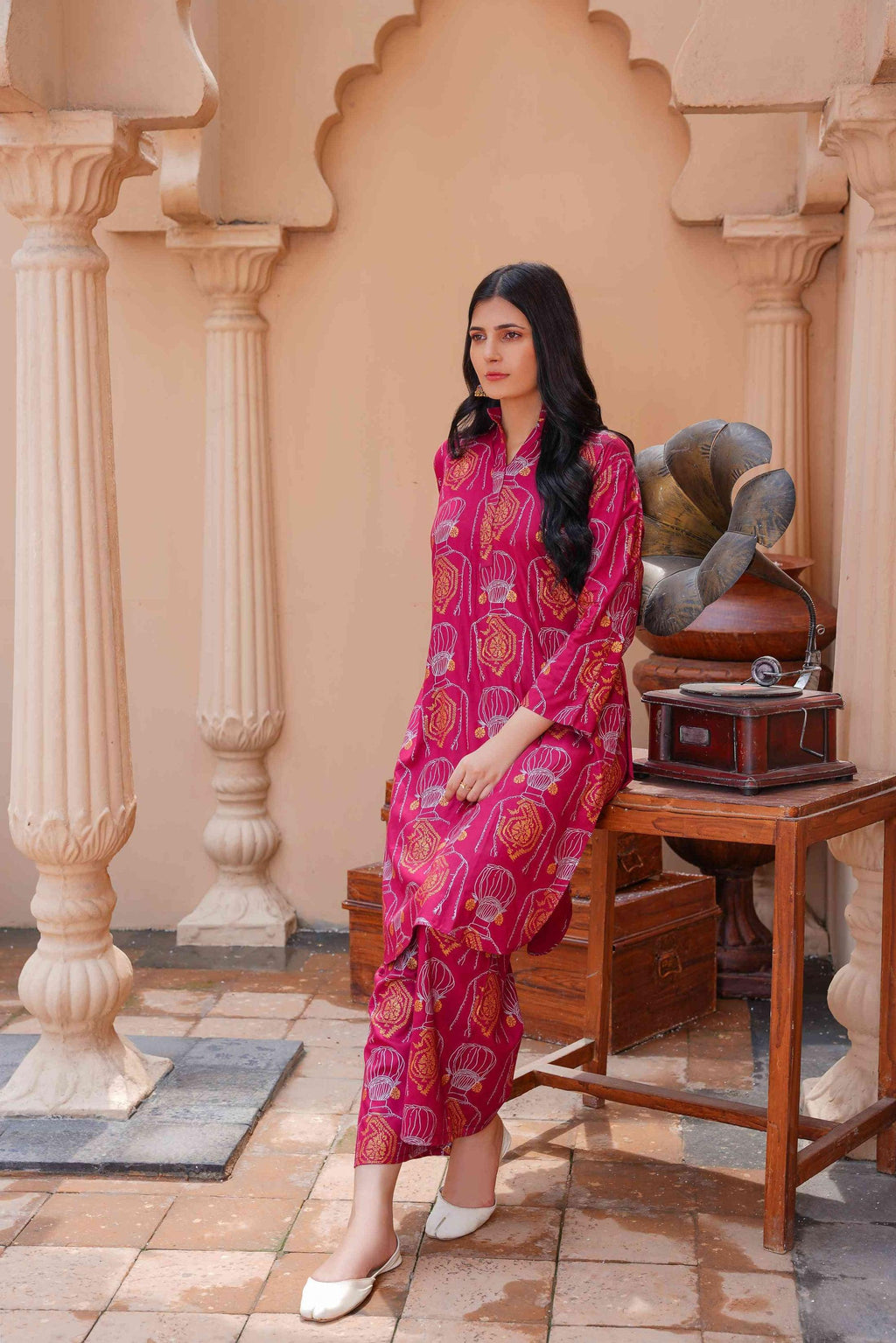 Melodic 2Pcs Stitched Suit