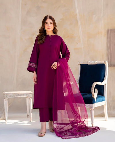 Calico 3Pcs Stitched