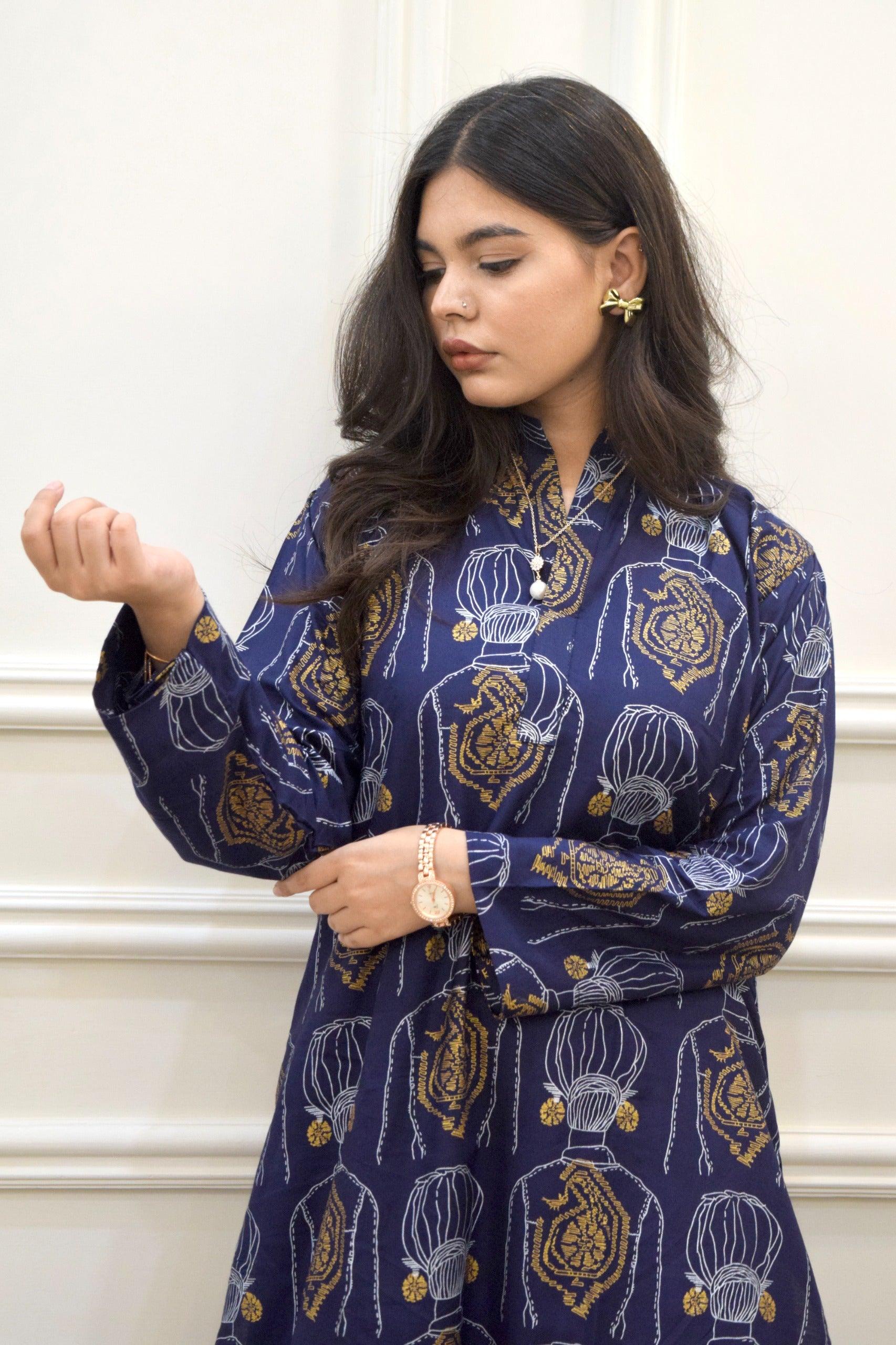 Melodic 2Pcs Stitched Suit